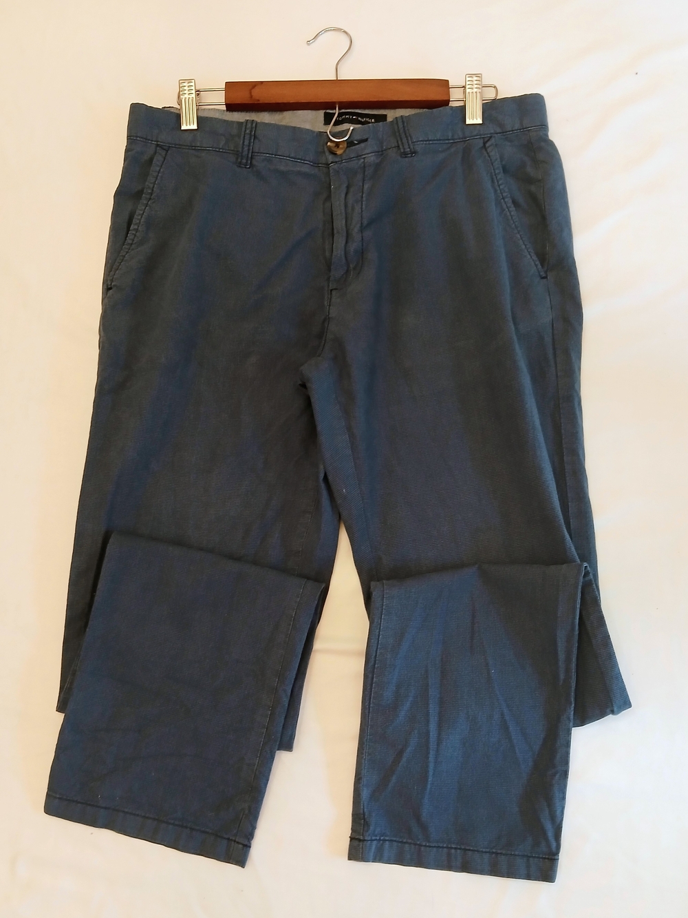 Tommy Hilfiger Men’s Chino Pants Size 32x34 Slate Blue Casual Trousers